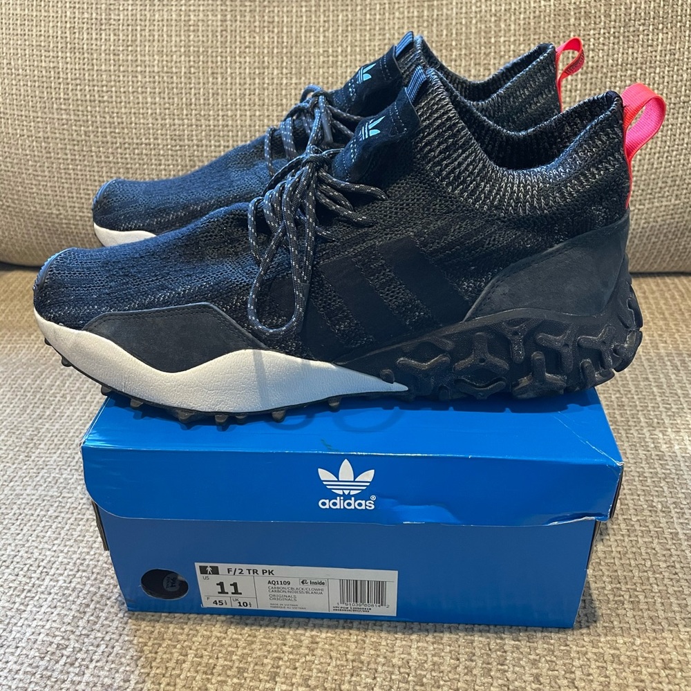Adidas F/2 TR PK Carbon Black Primeknit Shoes